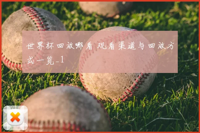 世界杯回放哪看 观看渠道与回放方式一览_1